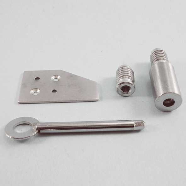 THD085/SCP • 028mm • Satin Chrome • Deluxe Surface Sash Stop